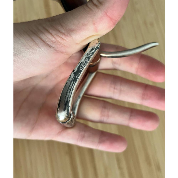 Fossil Vintage Women's Belt Brown Silver Size Small Genuine Leather - Picture 6 of 9